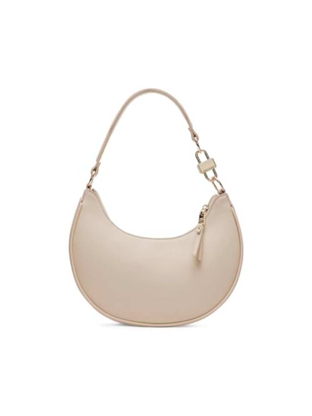 Crescent Shoulder Bag Hobo Zip Closure Medium Casual Women's Handbag